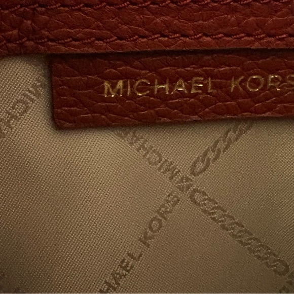 Michael Kors Burgundy and Tan Tote - Picture 9 of 10